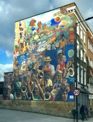 Hackney Peace Carnival Mural: The Band | by London Mural Preservation Society
